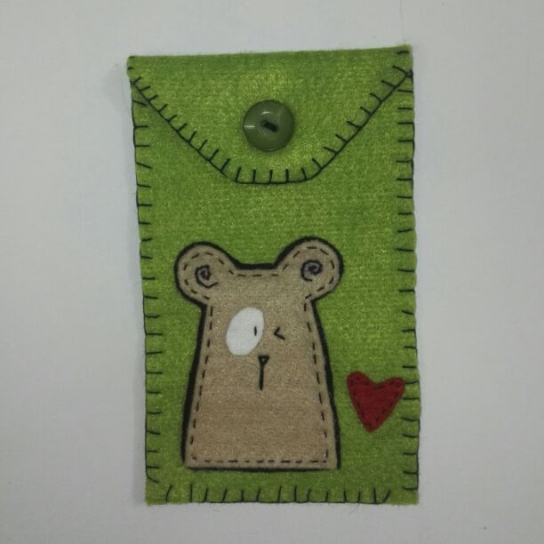 کیف گوشی نمدی