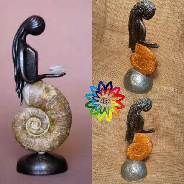 تندیس دختر حلزونی