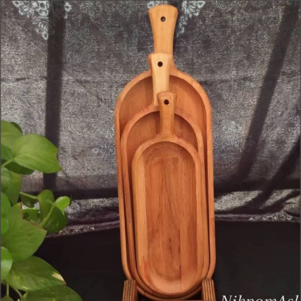 ست ۳ تکه بیضی دسته دار