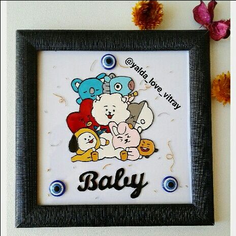 تابلو فانتزی چشم نظر ویترای طرح اتاق کودک