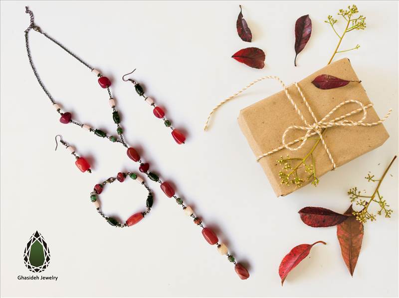 ست زیورآلات عقیق