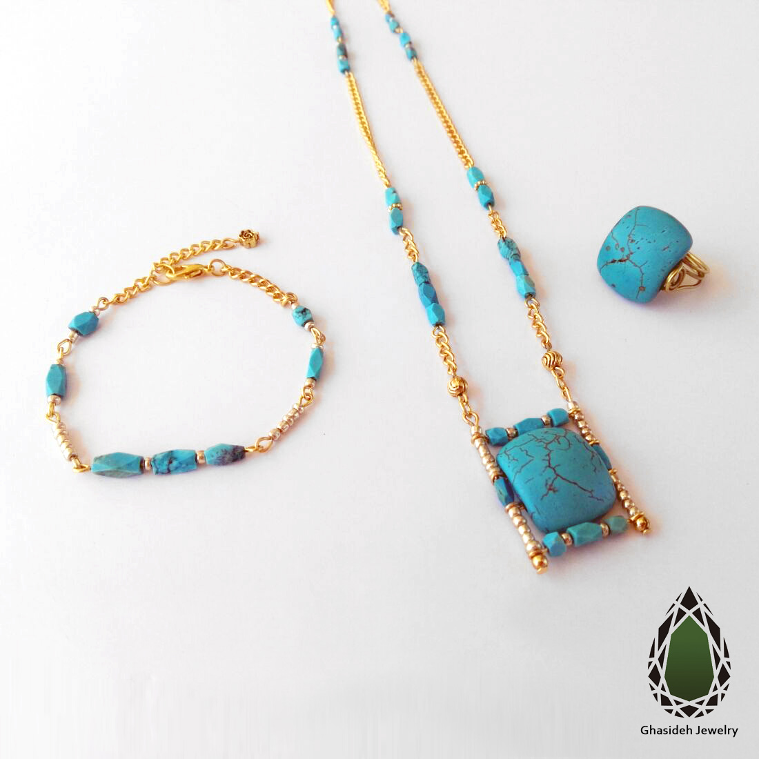 ست زیورآلات فیروزه